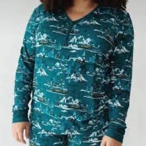 Little Sleepies Womens Midnight Express Pajama Top LS